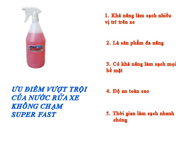 Ưu điểm vượt trội của nước rửa xe Super Fast uu-diem-cua-super-fast