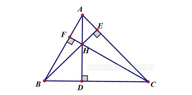 Một số bài tập về trực tâm của tam giác