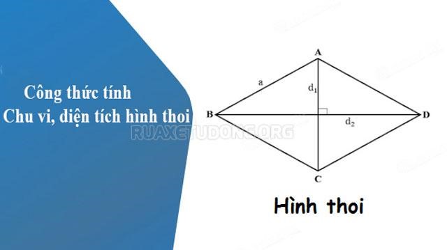 Diện Tích Hình Thoi Là Gì? Công Thức Tính Chu Vi, Diện Tích Hình Thoi - Rửa  Xe Tự Động