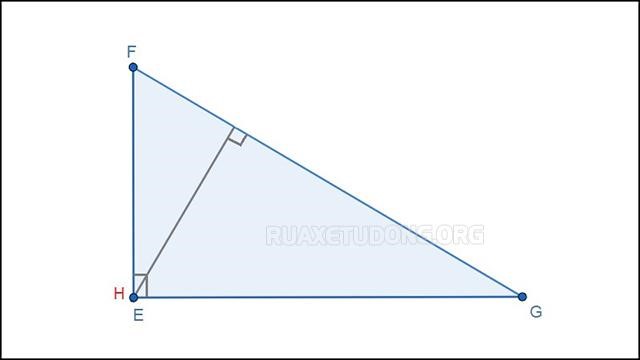 Trực tâm của tam giác vuông