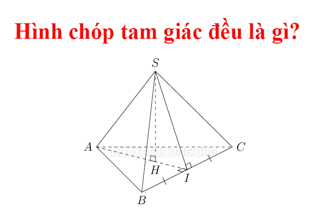 Hướng dẫn tính thể tích khối chóp tam giác đều bằng công thức đơn giản