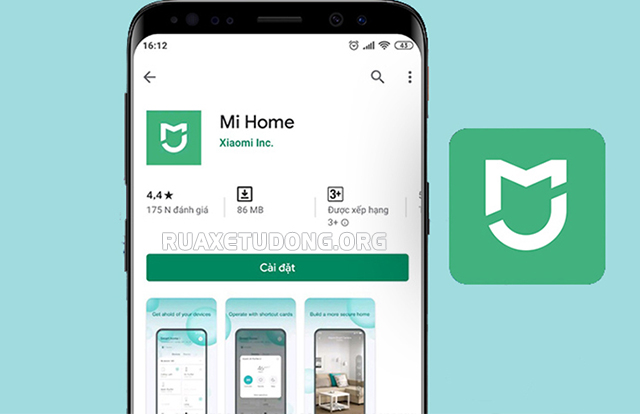 Mi Home - App kết nối máy lọc không khí Xiaomi với smartphone.