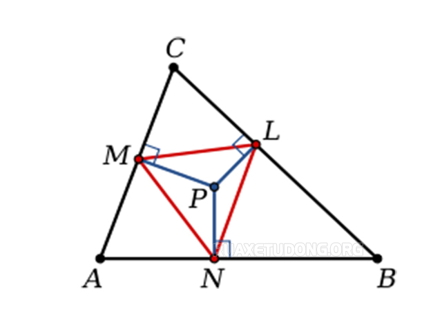 Hình chiếu trong tam giác là gì?