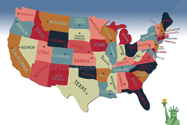 Danh sách các tiểu bang ở Mỹ