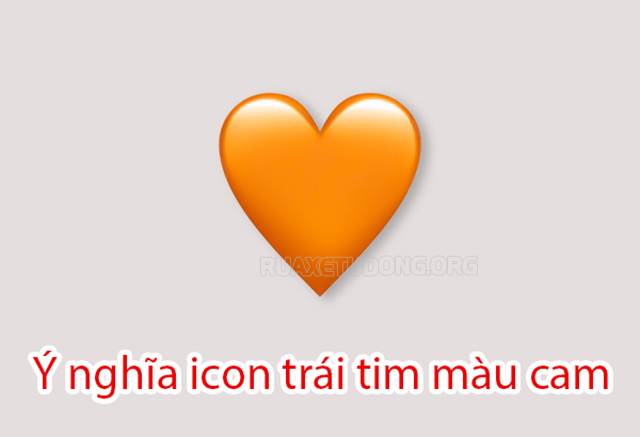 Ý nghĩa icon trái tim màu cam