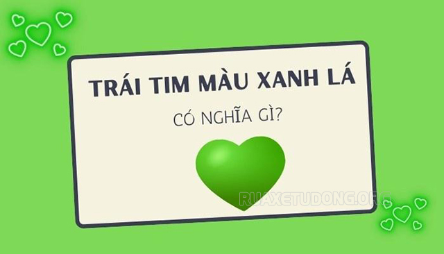 Ý nghĩa của icon trái tim màu xanh lá