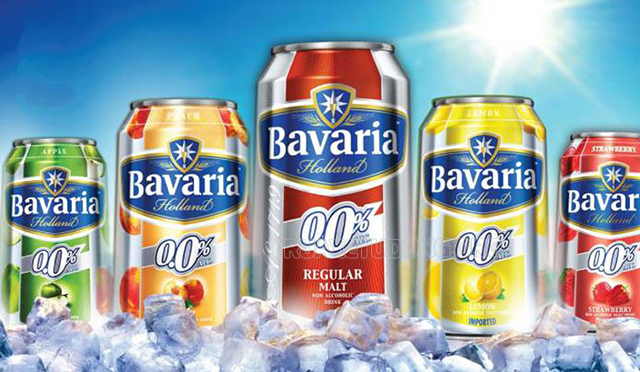 Bia không cồn Bavaria có nhiều loại khác nhau