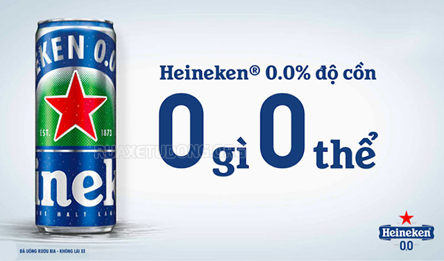 Bia Heineken® 0.0 được nhiều người yêu thích