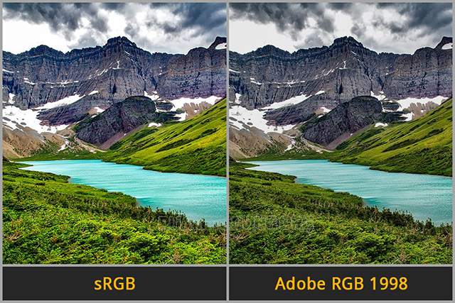 Tùy từng trường hợp mà bạn lựa chọn hệ màu sRGB hay Adobe RGB