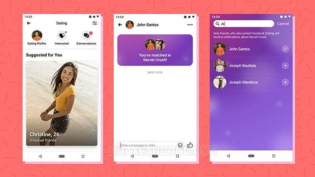 Dating - Tính năng hẹn hò trên facebook