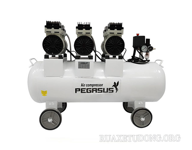 Máy bơm hơi không dầu Pegasus TM-OF750x3 - 70L